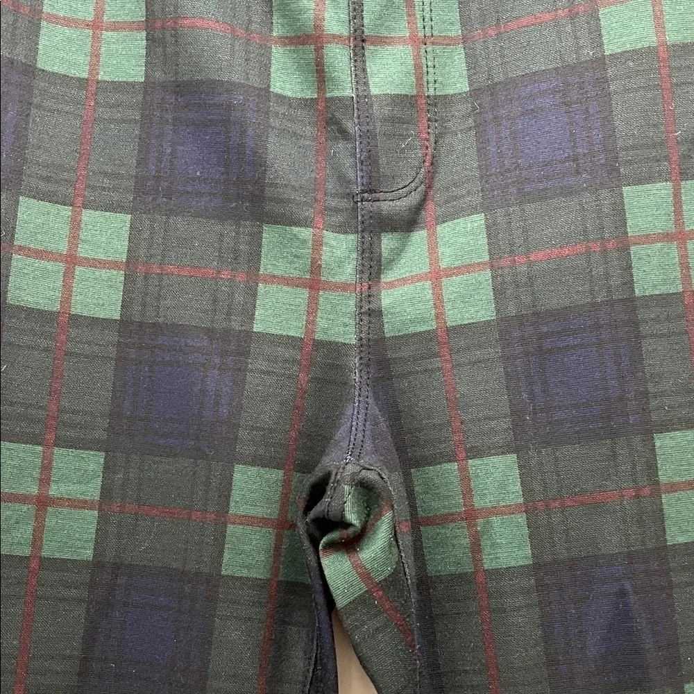 Sanctuary x Anthropologie Green Plaid Leggings - Size Medium